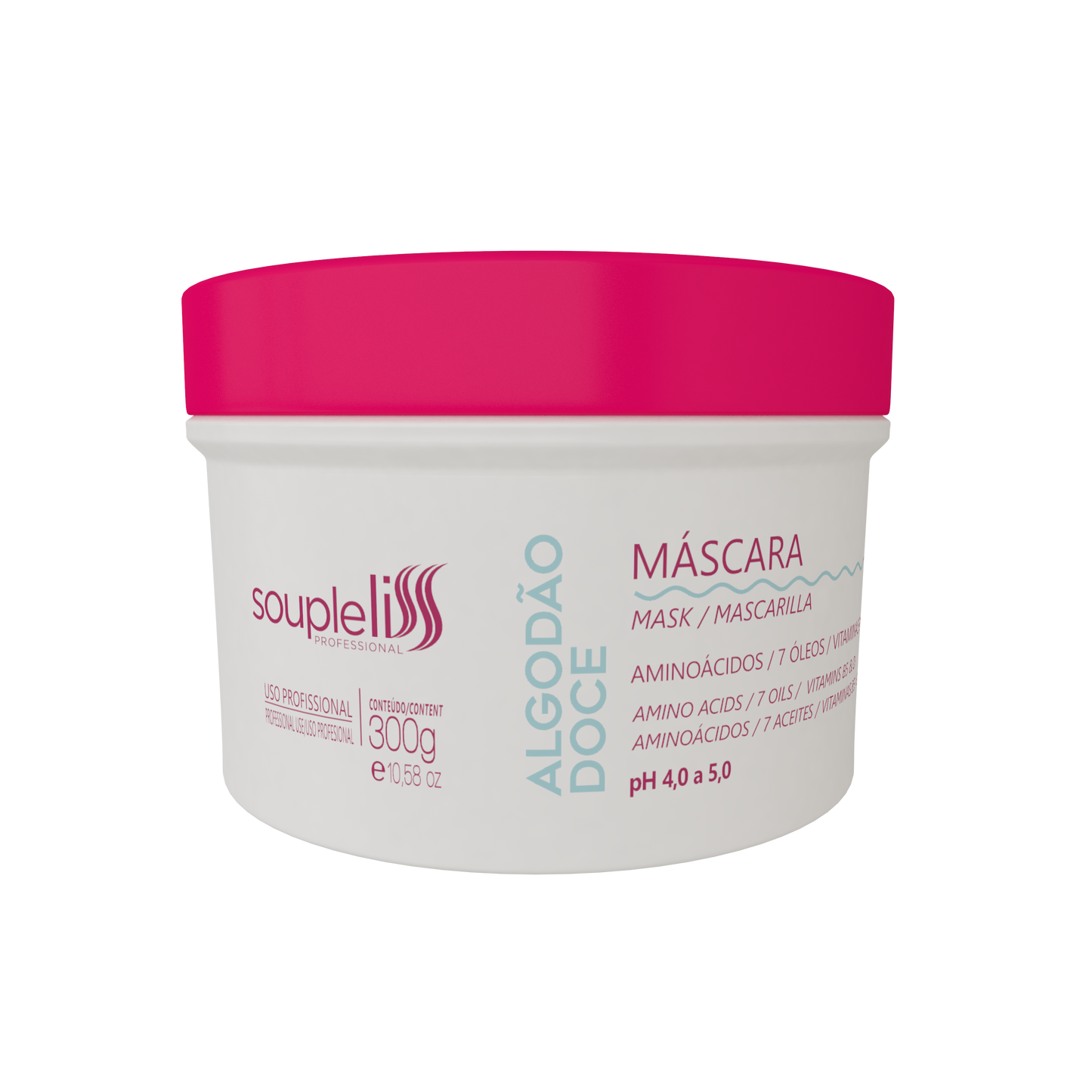 Máscara Algodão Doce 300g Soupleliss Professional