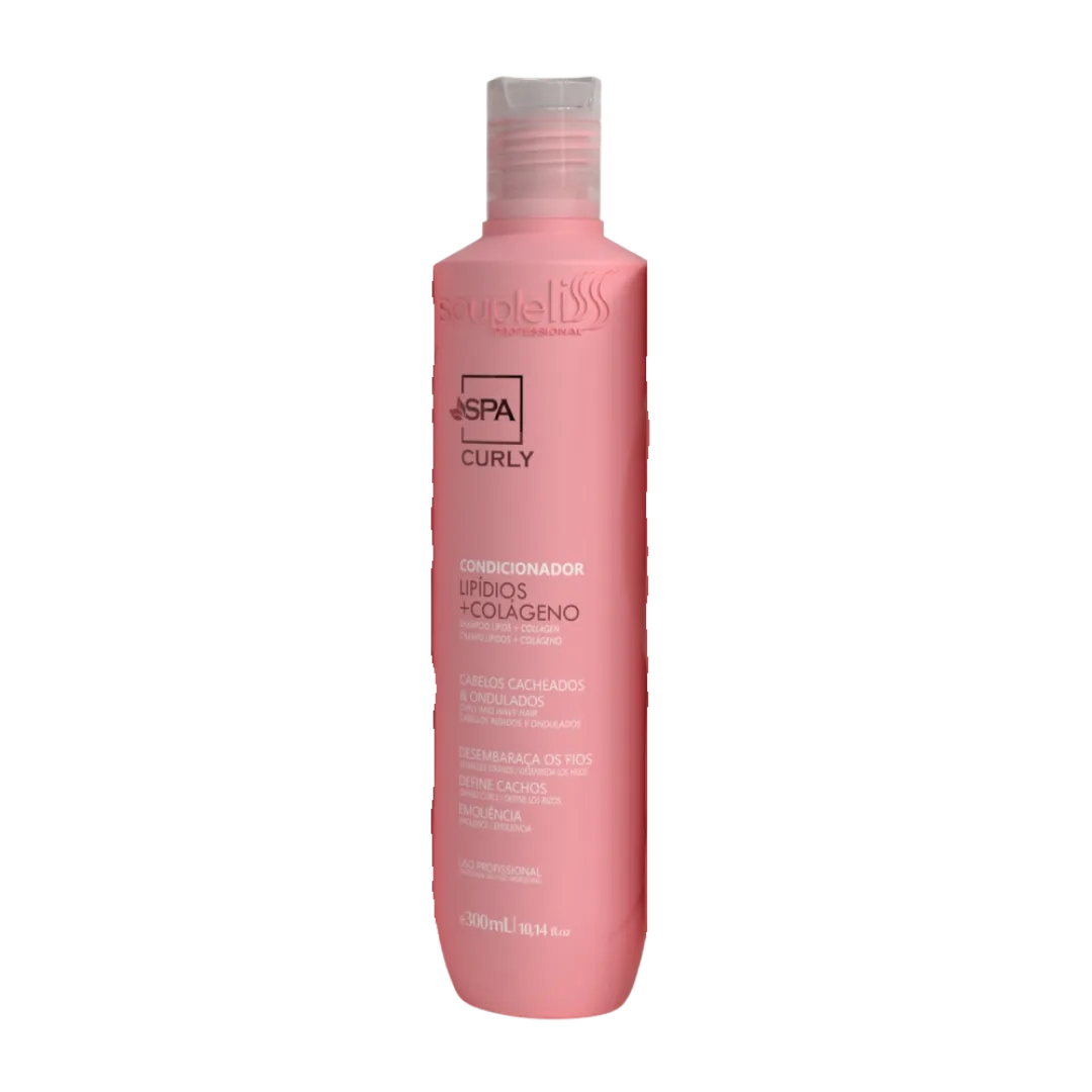 Condicionador Spa Curly Home Care 300ml Soupleliss Professional