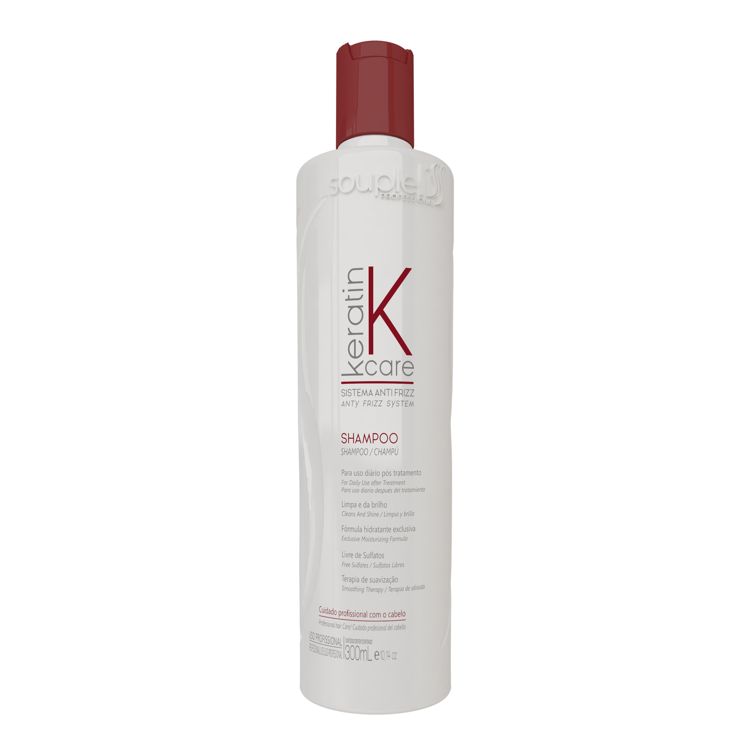 Shampoo Keratin Care 300ml Soupleliss Professional