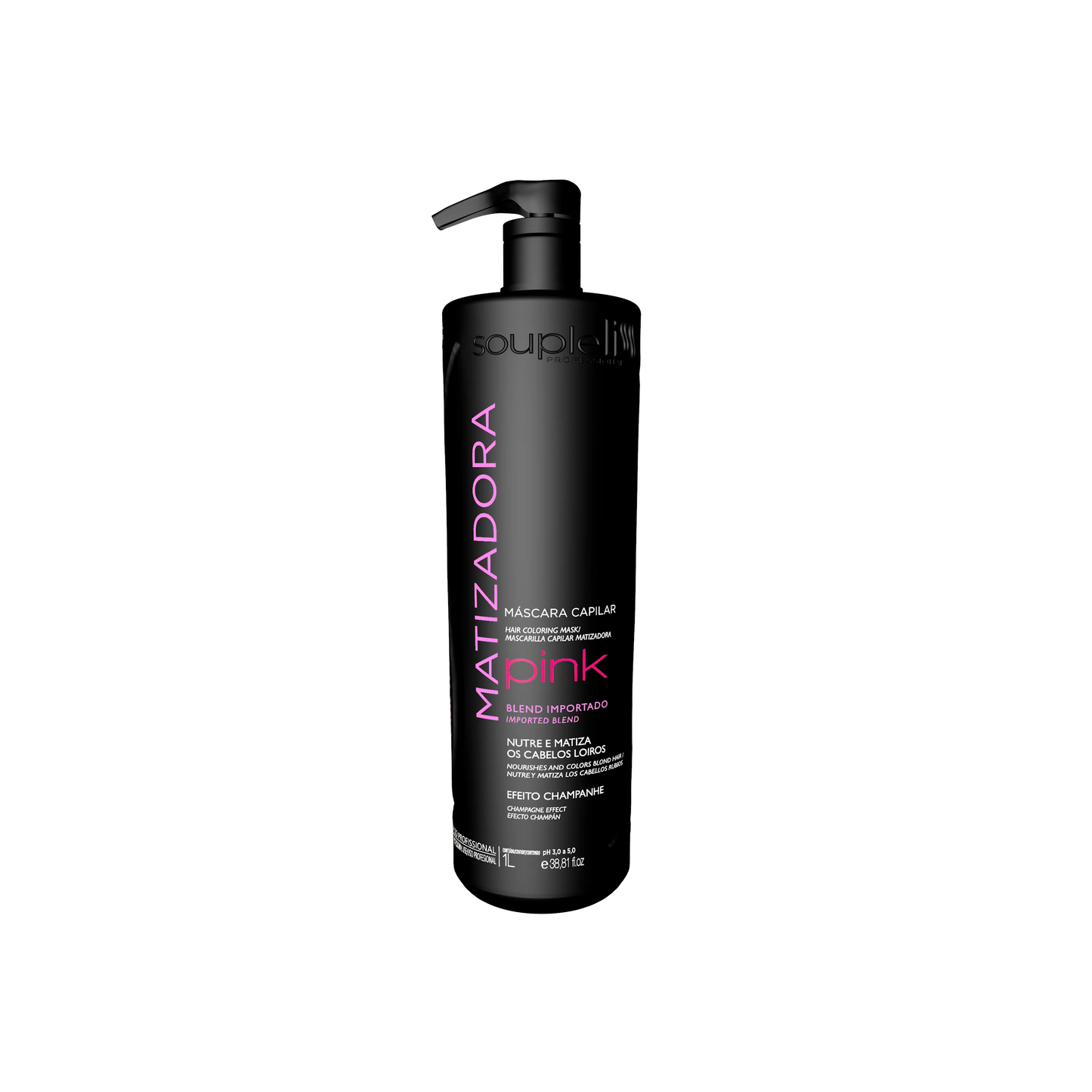 Máscara Matizadora Platinum 1L Soupleliss Professional