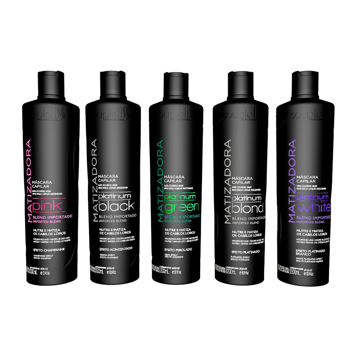 Máscara Matizadora Platinum Soupleliss Professional 300ml