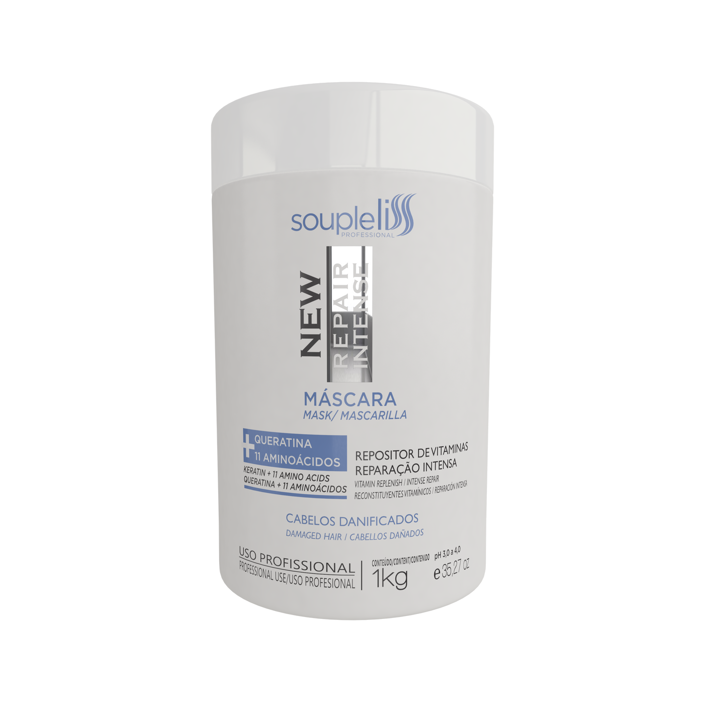 Máscara New Repair Intense Soupleliss Professional 1kg