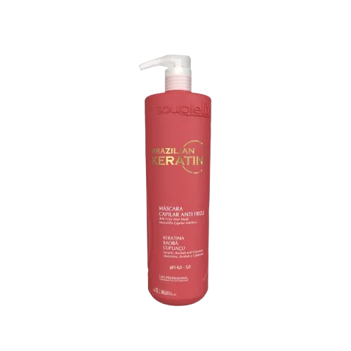 Máscara de Transformação Brazilian Keratin 1L Soupleliss Professional