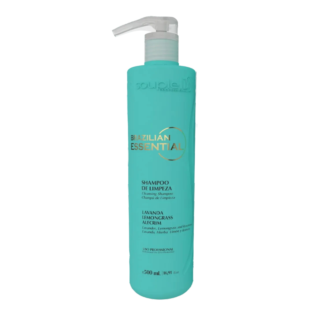 Shampoo de Limpeza Brazilian Essential 500ml Soupleliss Professional