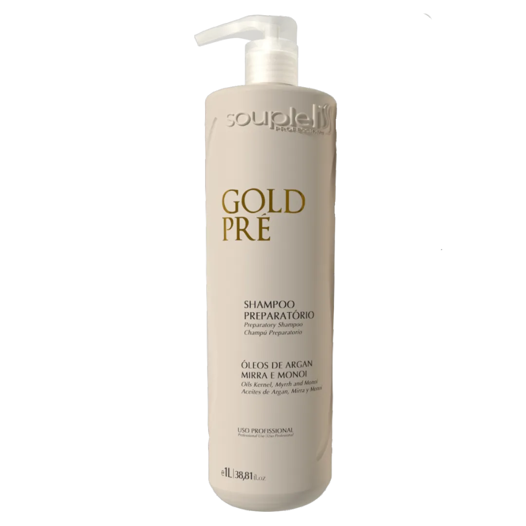 Shampoo Gold Pré 1L Soupleliss Professional