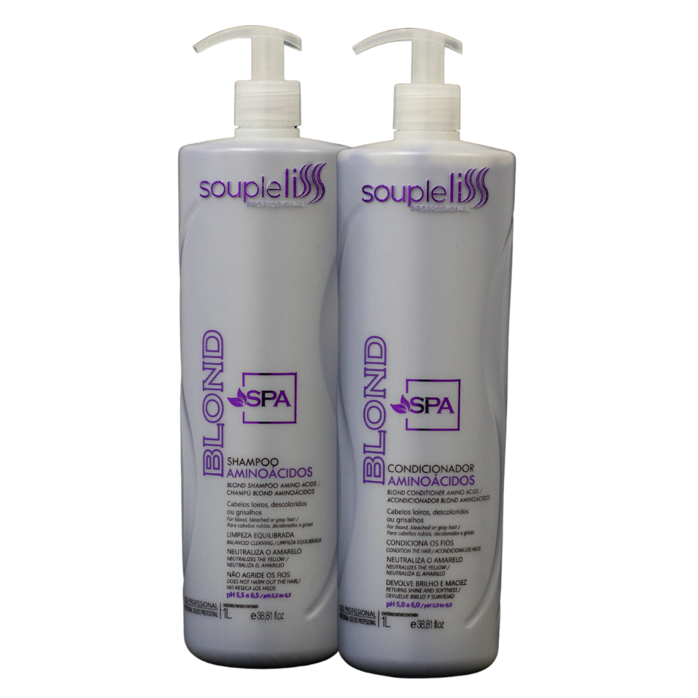 Kit Spa Blond Soupleliss Professional 1L