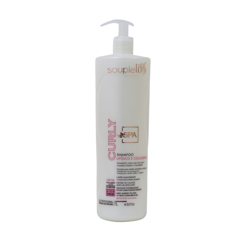Shampoo Spa Curly Soupleliss Professional 1L