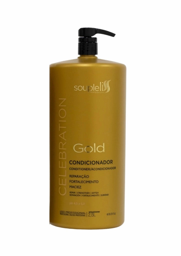 Condicionador Gold Celebration 2,5LT Soupleliss Professional