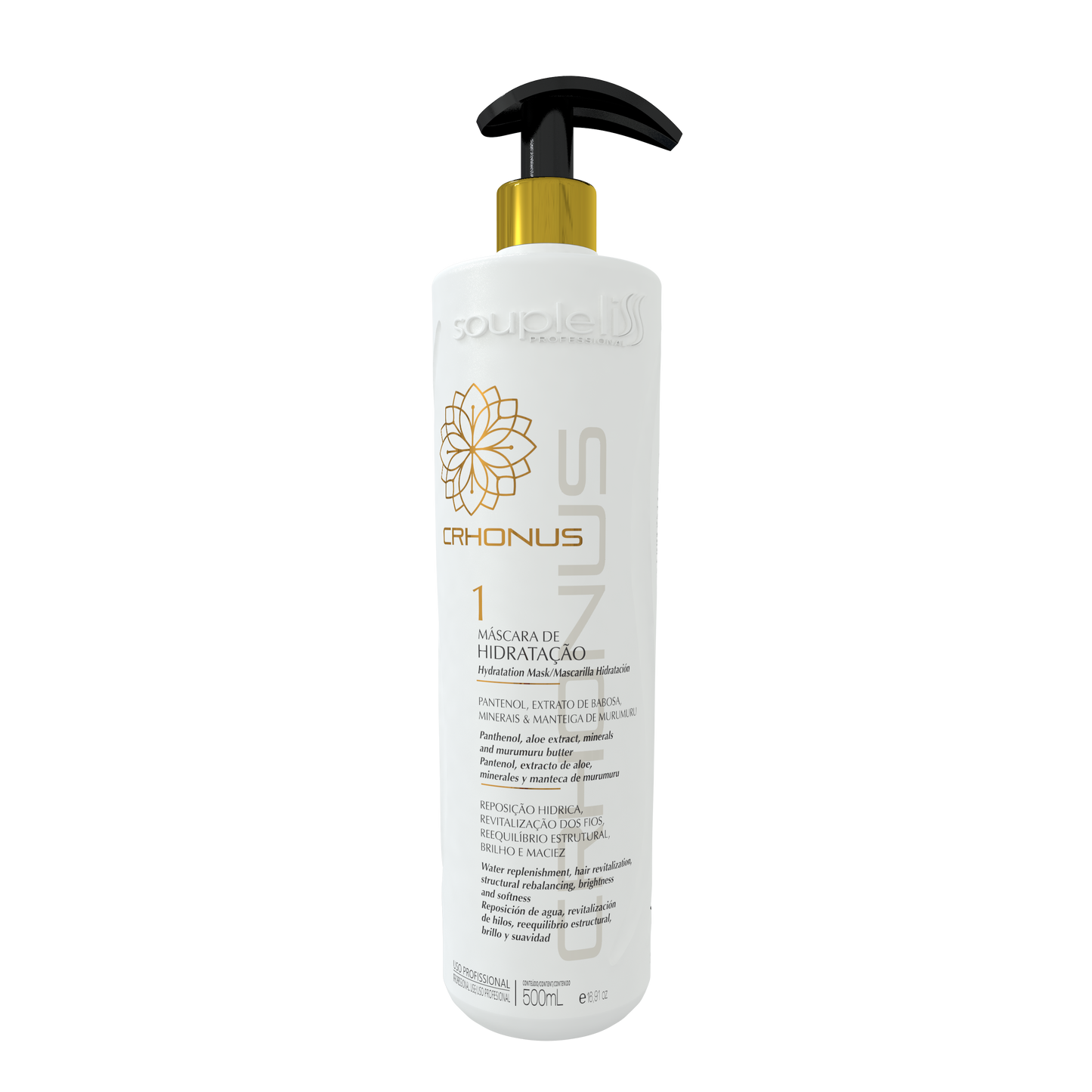 Máscara de Hidratação Chronus 500ml Soupleliss Professional