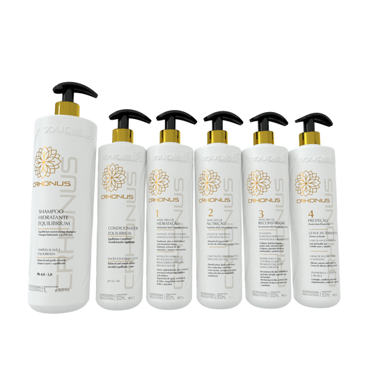 Kit Chronus 6 passos 500ml Soupleliss Professional