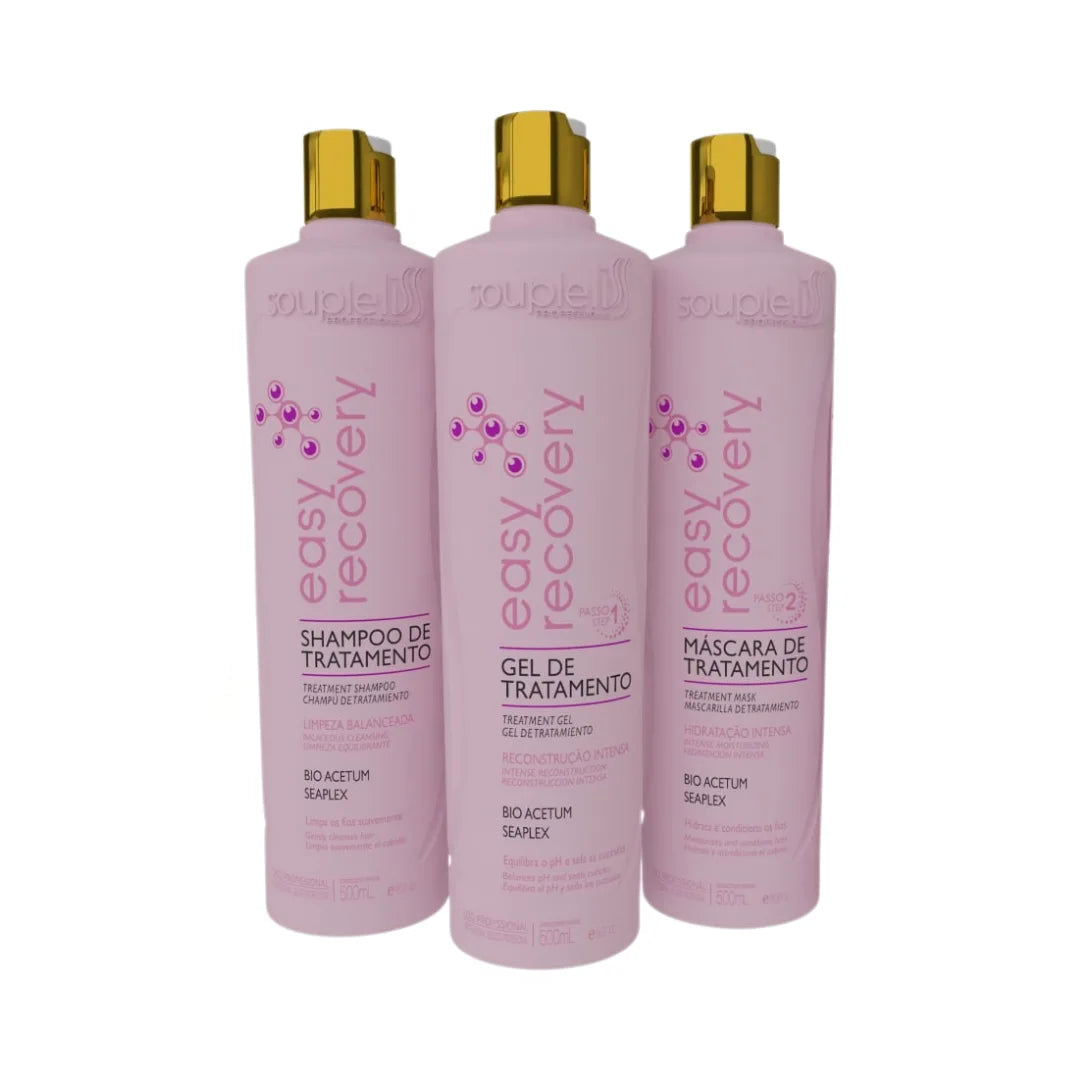 Tratamento Easy Recovery 500ml 3 Passos Soupleliss Professional
