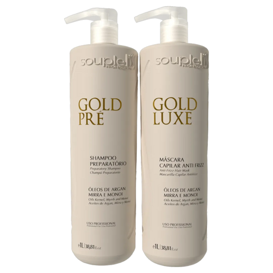 Realinhamento Gold Luxe 1L Soupleliss Professional