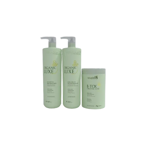 Realinhamento Organic Luxe + B-tox Organic Luxe 1L Soupleliss Professional