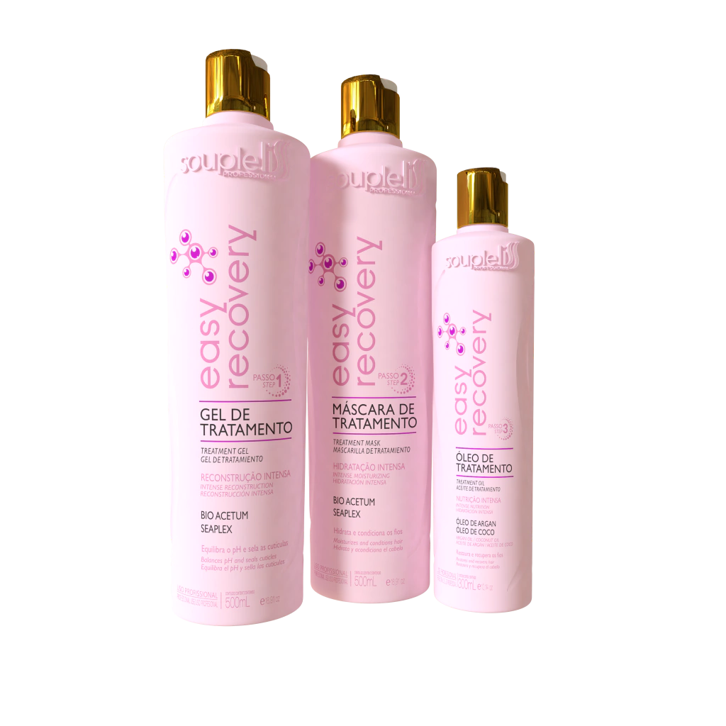 Kit Easy Recovery 3 Passos Soupleliss Professional