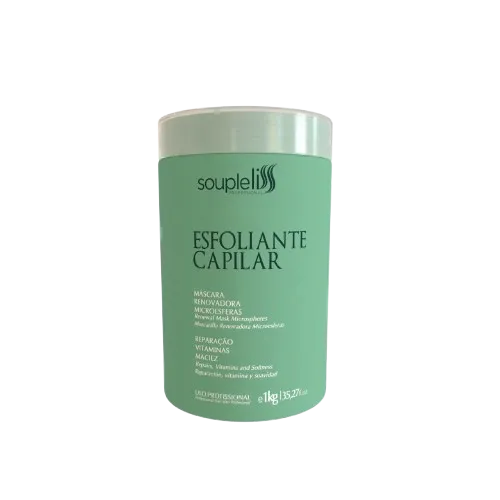 Máscara Esfoliante Capilar 1kg Soupleliss Professional