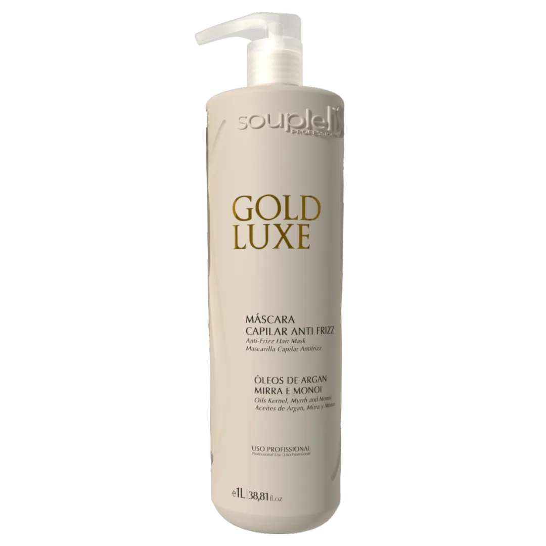 Máscara de Transformação Gold Luxe 1L Soupleliss Professional