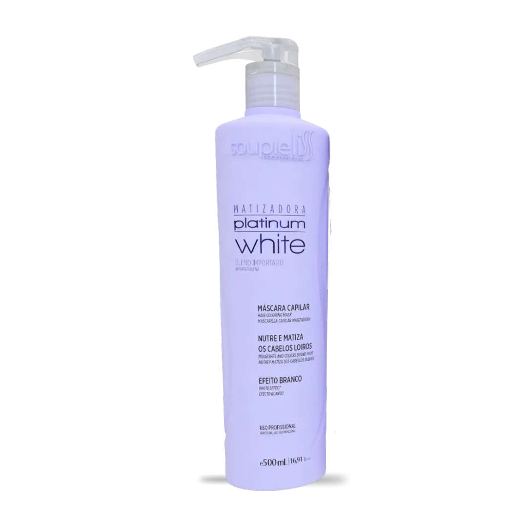 Máscara Matizadora Platinum 500ml Soupleliss Professional
