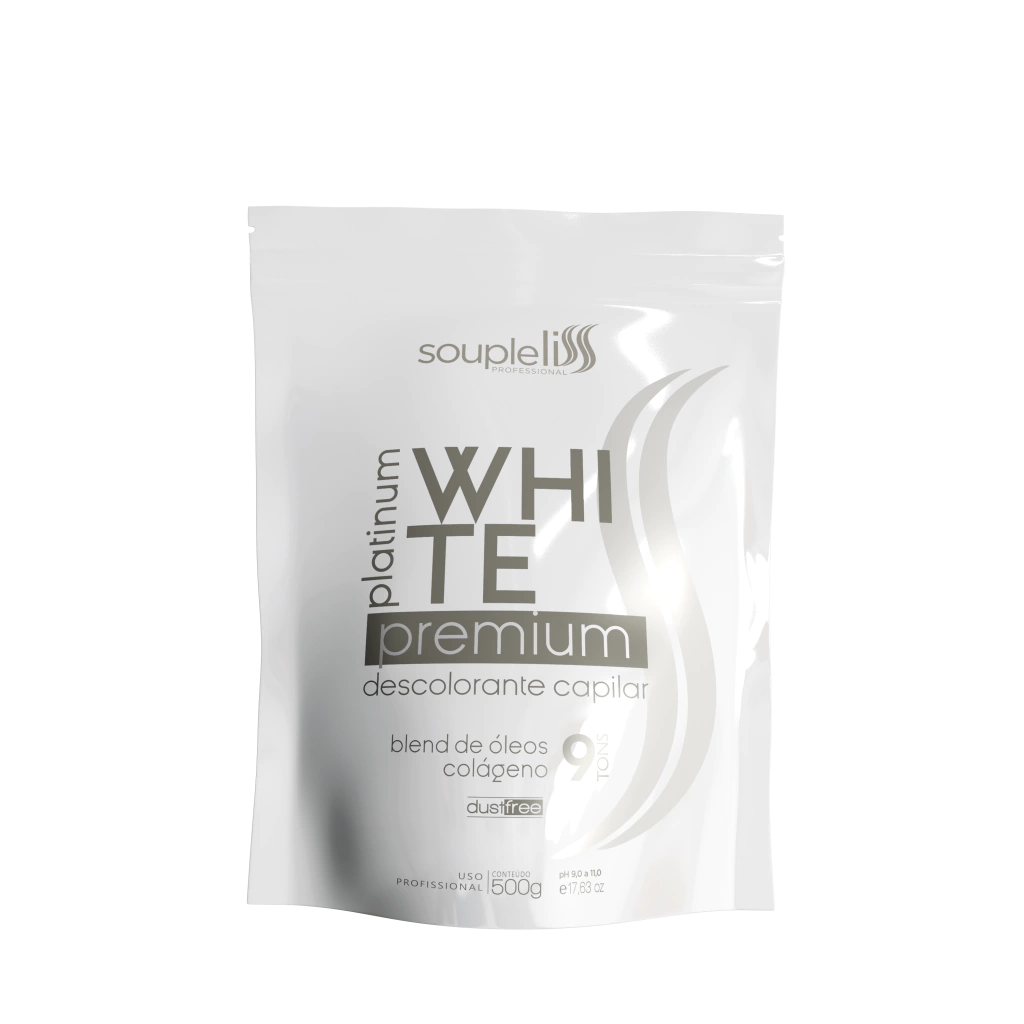 Pó Descolorante Blond / White Premium 500gr Soupleliss Professional