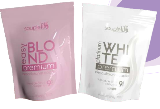 Pó Descolorante Blond / White Premium 500gr Soupleliss Professional