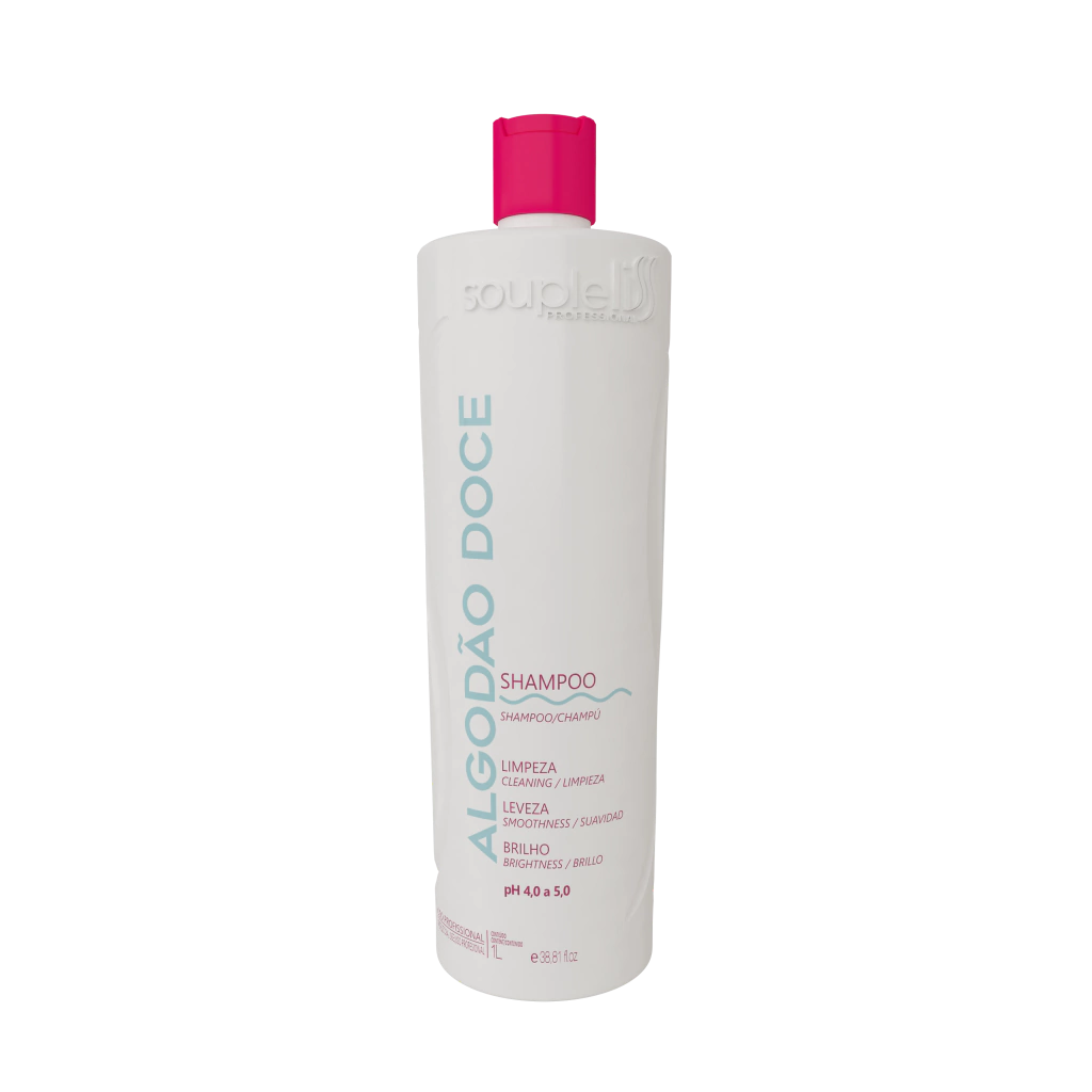 Shampoo Algodão Doce 1L Soupleliss Professional