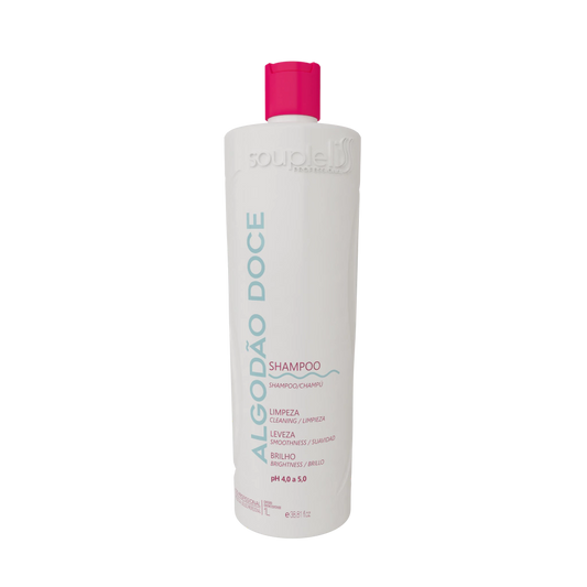Shampoo Algodão Doce 1L Soupleliss Professional