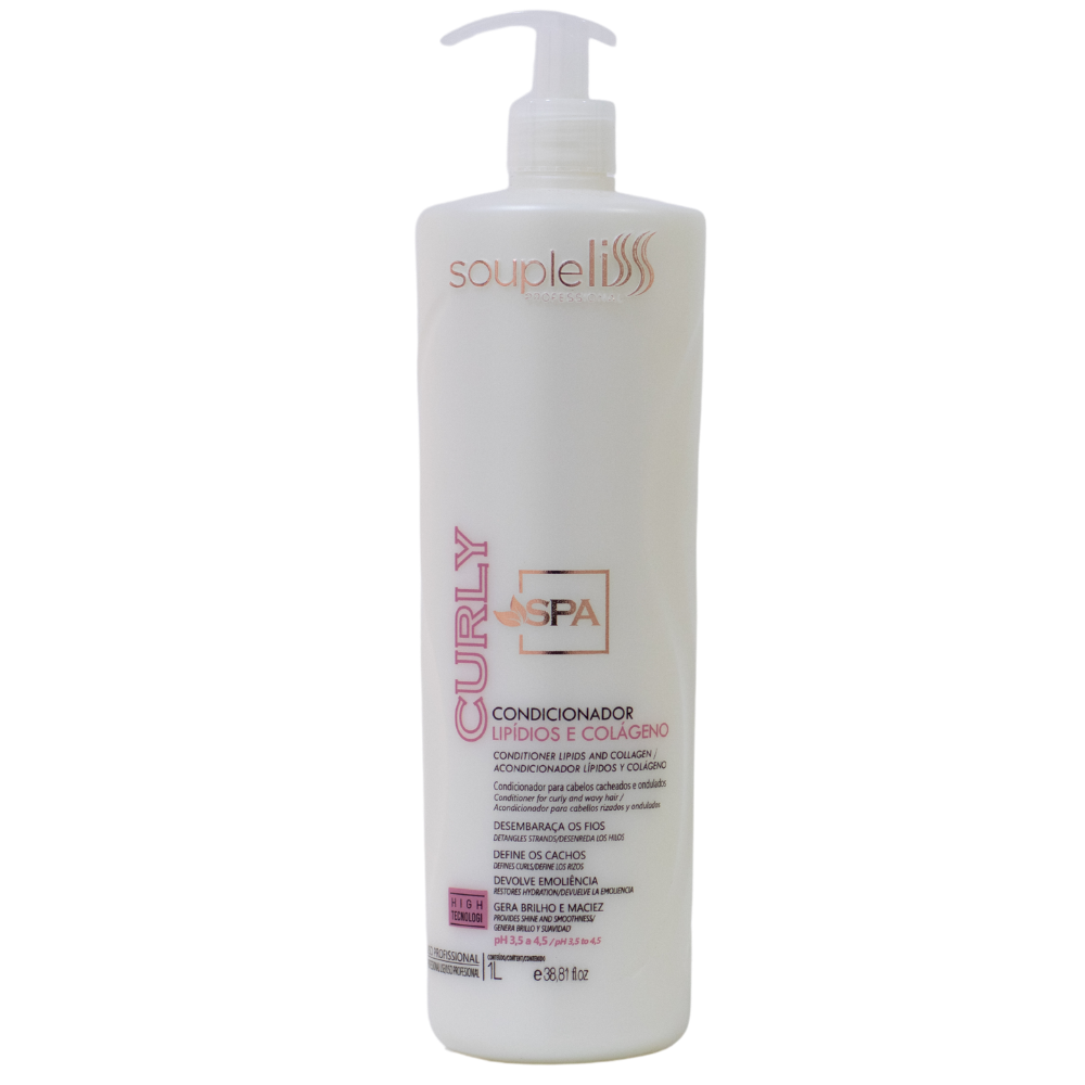 Condicionador Spa Curly Soupleliss Professional 1L