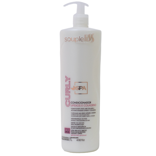 Condicionador Spa Curly Soupleliss Professional 1L