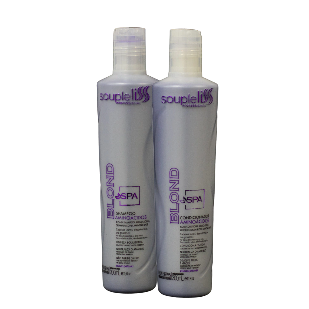 Kit Spa Blond Home Care 300ml Soupleliss Professional