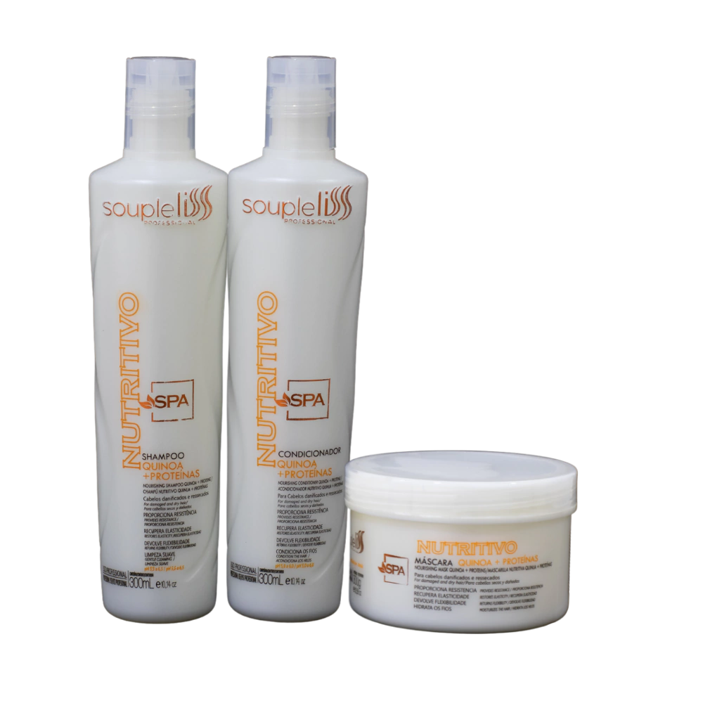 Kit Spa Nutritivo Home Care 300ml Soupleliss Professional