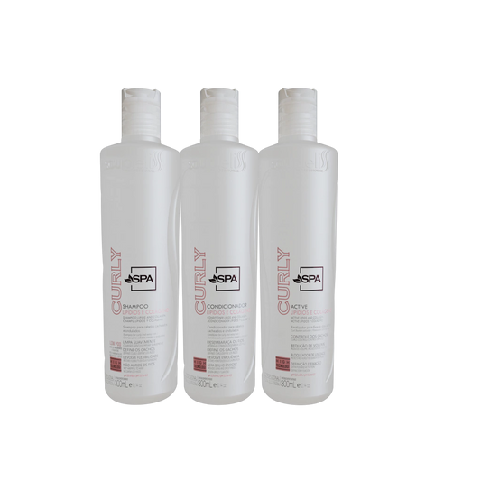 Kit Spa Curly Home Care 300ml Soupleliss Professional