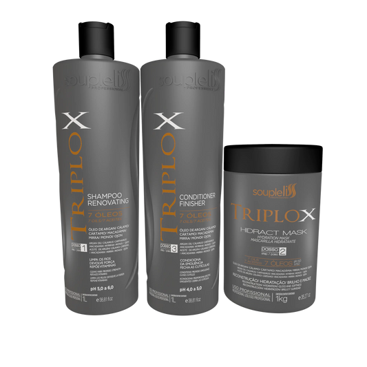 Kit Triplo X 1Lt Soupleliss Professional